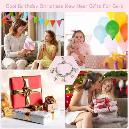 🎅Early Christmas Sale🎁 Girls Charm Bracelet Making Kit