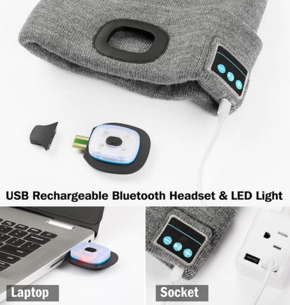 ❤️‍🔥Hot Sale 49%💯OFF3-in-1 Function Bluetooth Beanie